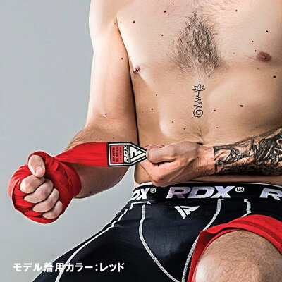 【日本正規品】RDXハンドラップ2レッドイエローブルーブラックボクシングトレーニングジムロールアウト保護伸縮性手首サポートブラック黒レッド赤ブルー青イエロー黄色全4色
