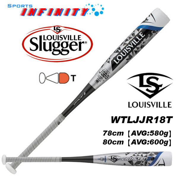 【送料無料】 Louisville Slugger（ルイスビル）！ 少年軟式バット 『少年軟式コンポジットバット　カタリスト2TI』 ＜WTLJJR18T＞