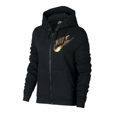 NIKE(ナイキ)! レディースウエア 『ナイキスポーツウエアメタリックフルジップフリースフーディ』 <938958>