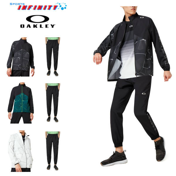 【30%OFF】【返品・交換不可】【送料無料対象外】OAKLEY（オークリー）！テニスウエア 『PC Dry Explosion Cloth Jacket&PANTS』ウィンドブレーカー上下組