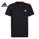 アディダス adidas キッズ ジュニア 子供 Tシャツ 半袖 スポーツ ウェア ファッション YB XFG AR Tシャツ HE1958 黒