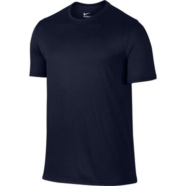 ナイキ Tシャツ メンズ トレーニングウェア 半袖 718834 451 ネイビー 吸汗速乾 無地 シャツ NIKE スポーツ トレーニング 運動 ジム スポーツウェア ランニング ウエア 男性 大きいサイズ おしゃれ 人気 おすすめ 男女兼用 部屋着 ゆうパケット対応