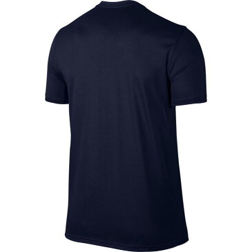 ナイキ Tシャツ メンズ トレーニングウェア 半袖 718834 451 ネイビー 吸汗速乾 無地 シャツ NIKE スポーツ トレーニング 運動 ジム スポーツウェア ランニング ウエア 男性 大きいサイズ おしゃれ 人気 おすすめ 男女兼用 部屋着 ゆうパケット対応