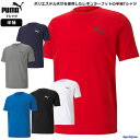 プーマ メンズ シャツ 半袖 Tシャツ 丸首 トレーニングウェア 588866 6カラー ベーシック PUMA 吸汗速乾 サッカー ゴルフ 野球 ランニング 男女兼用 無地 ウェア スポーツインナー アンダーシャツ 運動 ジム ウエア トレーニング 部活 練習 人気 ゆうパケット対応 その1