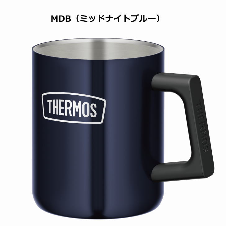 THERMOS サーモス 真空断熱 ステンレス マグカップ 0.35リットル 保温 保冷 ROD006 ビール コップ アウトドア 350ml おすすめ おしゃれ カップ メンズ 男性 男の子 子供 女性 女子 女の子 部活 小学生 中学生 高校生 人気 カップ 3