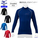 ミズノ インナー ジュニア 裏起毛 アンダー ハイネック 長袖シャツ 野球 12JA2P54 あったか ストレッチ 抗菌防臭 保温性 トレーニング 吸汗速乾 ロングシャツ 部活 試合 学生野球対応 練習 男の子 男女兼用 MIZUNO ゆうパケット対応(4)