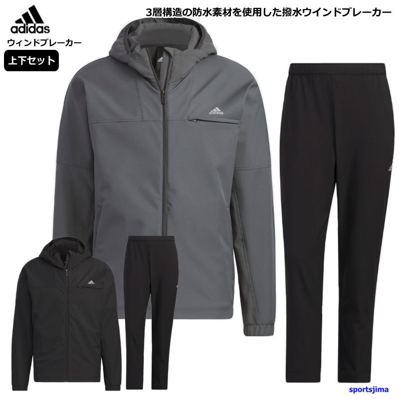 ブランドadidas アディダス（正規品） 対象メンズ・ユニセックス・男性・男女兼用 商品名撥水 ウインドブレーカー 上下セット サイズS・M・L・XL・2XL・3XL カラーIK7347-IK7349（ブラック） IK7354-IK7349（グレー×ブラック） 素材ポリエステル100％ 特徴3層構造の防水素材を使用した撥水ウインドブレーカー。 裏地にはフリースを採用し、秋冬シーズンに求められる高い保温性を実現。 フードに配された3ストライプスにはリフレクター素材を使用。 夜間の視認性にも優れる。 ボディー部分を折りたたむことで、フードの中に収納可能なパッカブル仕様。 上下とも幅広いシーンで活躍するレギュラーシルエット。 秋冬シーズンい求められる高い保温性を実現。 おそろいのジャケットはこちら！ おそろいのパンツはこちら！ ●adidas アディダス 上下セット メンズ ウインドブレーカー 撥水 IEH98 IEH97 XS S M L XL 2XL 3XL 胸囲 105 108 113 115 120 126 133 うしろ着丈 69 70 71 71 72 74 75 フード長さ 36 36 37 37 38 38 39 ウエスト 64 67 72 74 79 86 93 ヒップ 95 98 103 105 110 116 123 ※サイズの単位は、cm（センチ）です。 ※サイズ表には、販売されていないサイズが表示されている場合がございます。 ※ 商品によっては、表示の寸法から若干の誤差（1〜2cm）が発生する場合があります。 採寸表はあくまで目安としてご参考くださいますようよろしくお願いいたします。 ※お客様の閲覧環境により、実物と色具合や質感が異なって見える場合がございます。 メーカー希望小売価格はメーカーサイトに基づいて掲載しています。