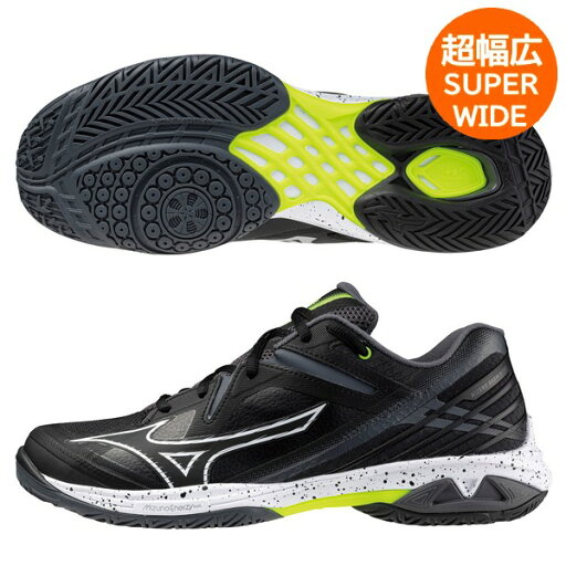 ミズノ バドミントンシューズ ウェーブクロー 3 ワイド WIDE 幅広 MIZUNO 71GA244440 ミズノ バドミントンシューズ ウェーブクロー 3 ワイド WIDE 幅広 MIZUNO 71GA244440