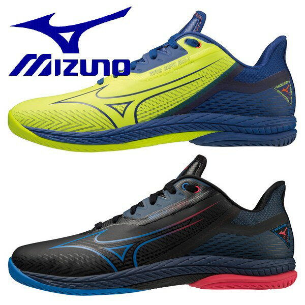 【MIZUNO-ミズノ】　卓球用品/卓球シューズ/ピンポンシューズ/室内シューズ/インドアシューズ/屋内シューズ/靴/くつ/クツ/2023春夏モデル ●ウエーブドライブ　NEO　3 軽量・柔軟・素足感覚を研ぎ澄ます。よりパフォーマンスを高める1足へ。 【素材】　甲材／人工皮革×合成繊維、底材／合成底 【重量】　約255g（26.0cm片方） ※こちらの商品はメーカー取寄せのため商品発送までに2日〜7日ほど日数がかかります。またご注文後であっても在庫切れの場合もございます、あらかじめご了承下さい。