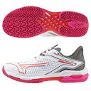 ミズノ テニスシューズ ウエーブエクシード ツアー 6 OC MIZUNO クレー 砂入人工芝コート用 61GB247358 レディース