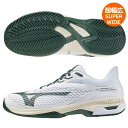 ミズノ テニスシューズ ウエーブエクシード 6 SW AC 3E 超幅広 MIZUNO オールコート用 ユニセックス 61GA2516