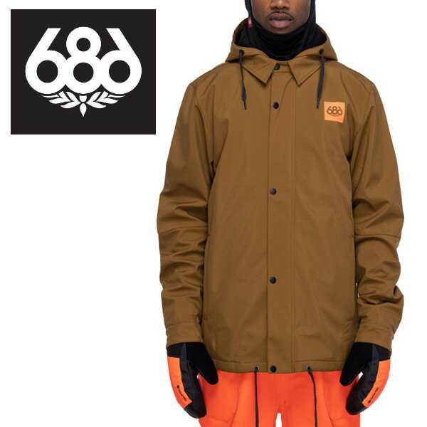 686 スノーボードウェア Waterproof COACH Jacket Breen 22/23 シックスエイトシックス ロクハチロク コーチジャケット