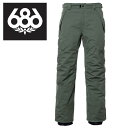 686 スノーボードウェア INFINITY INSULATED CARGO Pants Goblin Green 22/23 シックスエイトシックス ロクハチ...