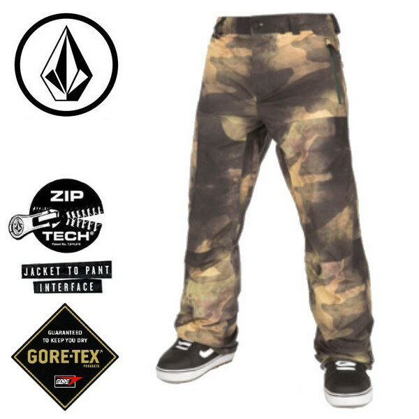 ボルコム VOLCOM スノーボードウェア L GORE-TEX Pants CAM パンツ ゴアテックス 防水 22/23 メンズ