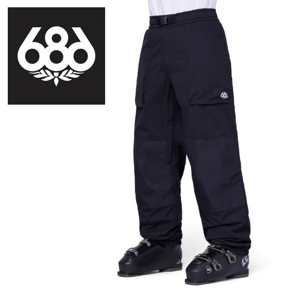 686 スノーボードウェア 2.5L GHOST Pants Black 23/24 シックスエイトシックス ロクハチロク パンツ 下