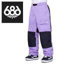 686 スノーボードウェア 2.5L GHOST Pants Violet 23/24 シックスエイトシックス ロクハチロク パンツ 下