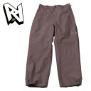 ダブルエー AA スノーボードウェア 717 Pants Brown 23/24 パンツ メンズ 送料無料
