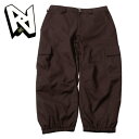 ダブルエー AA スノーボードウェア UTILITY BAGGY Pants D.Brown 23/24 バギーパンツ メンズ 送料無料