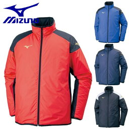 ミズノ ウインドブレーカー ウォーマー 中綿 シャツ 上 MIZUNO サッカー フットサル ウェア P2JE7501