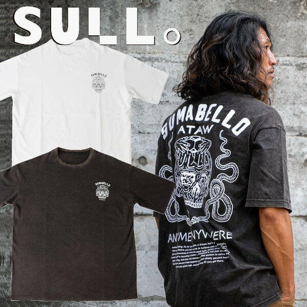  SULLO T Ⱦµ DAMAGE SKULL TEE եåȥ å 