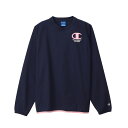チャンピオン Champion C3-CVC30 LONG SLEEVE ネイビーXピンク(4)