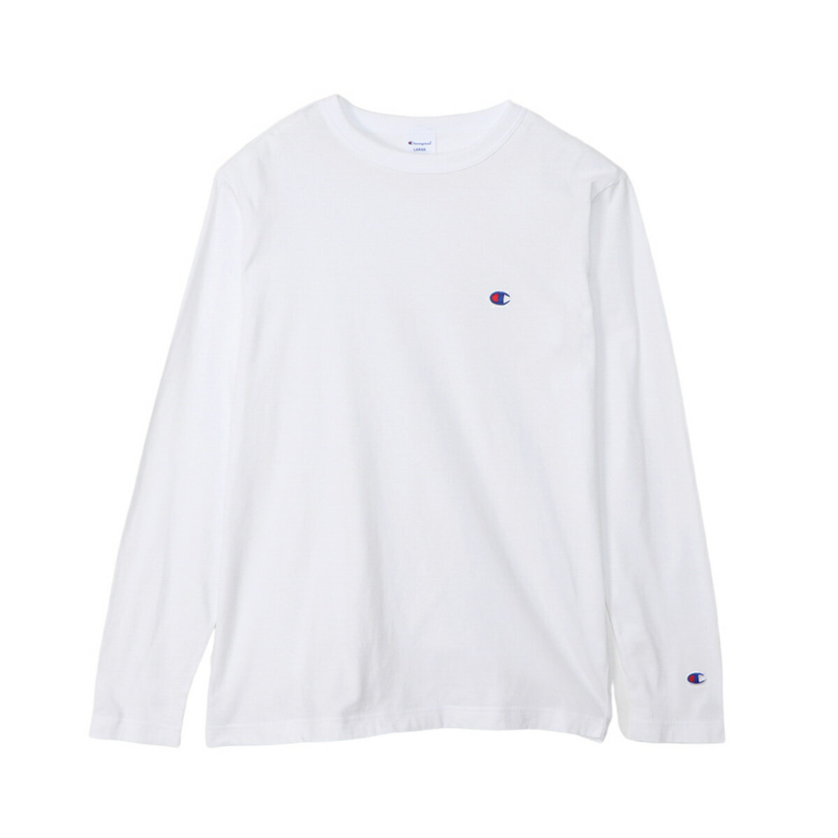 チャンピオン Champion C3-Y428 LONG SLEEVE T-SH ホワイト