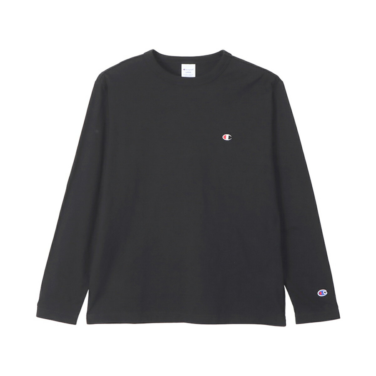 チャンピオン Champion C3-Y428 LONG SLEEVE T-SH ブラック