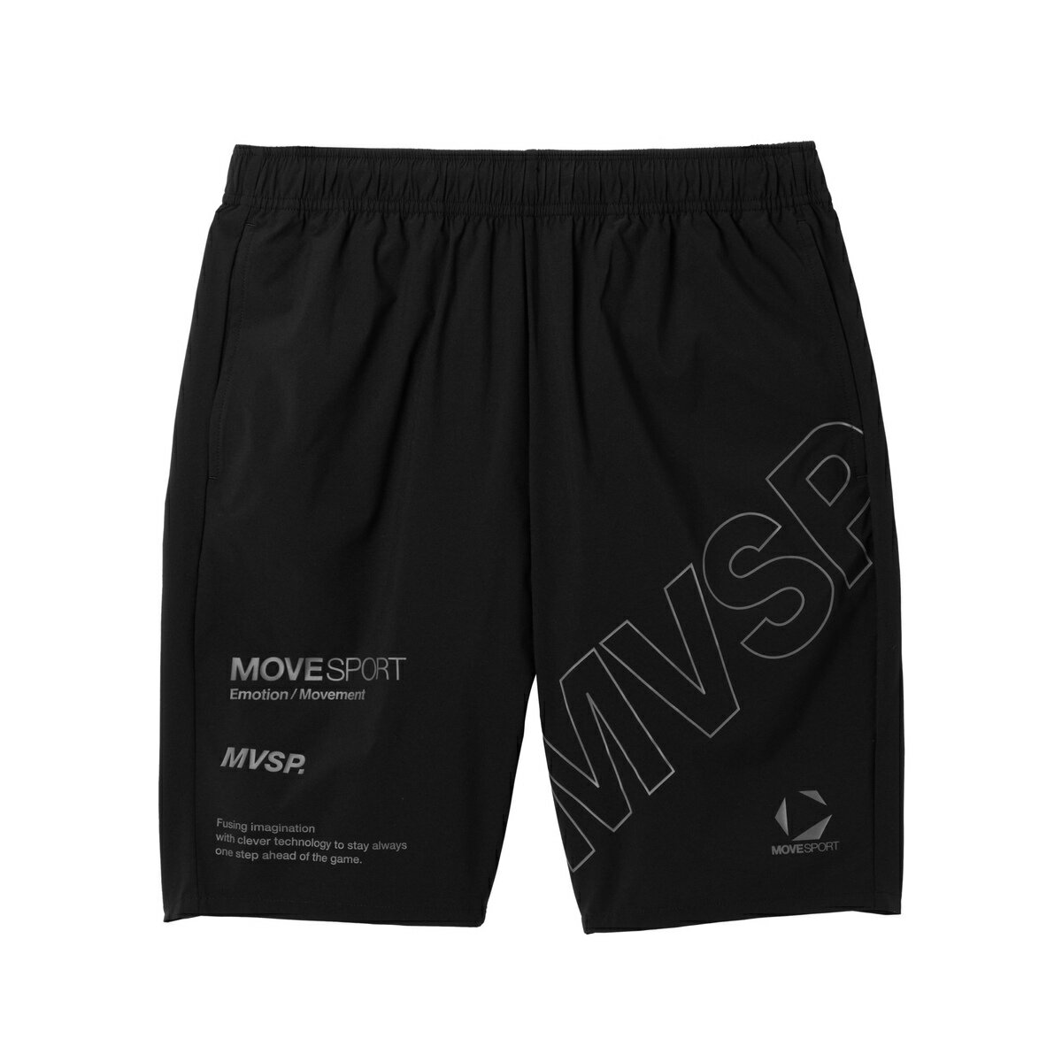 デサント DESCENTE ST5FPZ20M ストレッチウーブン ハーフパンツ ブラック