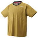25SSヨネックス YONEX 16830 ユニドライTシャツ ゴールド