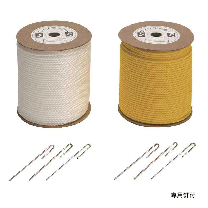 エバニュー EVERNEW EKA183 ロープマーカー6x200 黄