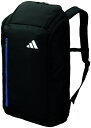モルテン adidas ADP47BKB ボール用デイパック 35L 黒色x青色