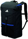 モルテン adidas ADP49BKB ボール用デイパック 27L 黒色x青色 (FLAP