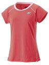 25SSヨネックス YONEX 20839 ウィメンズゲームシャツ コーラルレッド