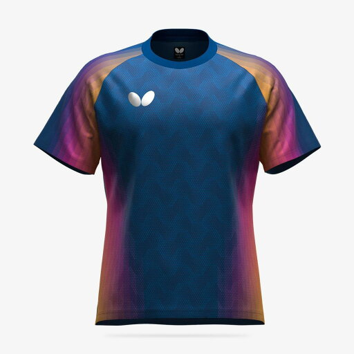 バタフライ Butterfly 47240 ジェノーラ・Tシャツ ネイビー バタフライ Butterfly 47240 ジェノーラ・Tシャツ ネイビー