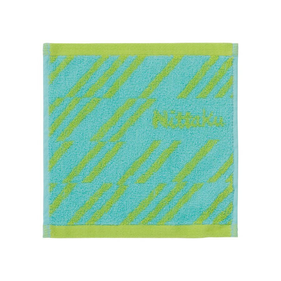 日本卓球 Nittaku NL-9288 ストライプハンカチタオル ターコイズ