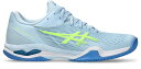 アシックス asics 1072A089 COURT CONTROL FF 3 LIGHT BLUE/SAFETY YELLOW