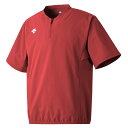 デサント DESCENTE DB5SJK32M 半袖 ストレッチジャケット レッド(4)