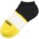 ヴィクタス VICTAS 662501 ブロックアンクルソックス イエロー