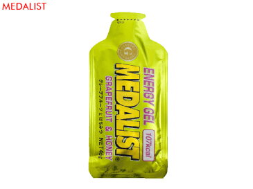 【返品・交換不可】メダリスト:エナジージェル 45g グレープフルーツ&はちみつ味【MEDALIST スポーツ トレーニング 栄養補給 ドリンク】【あす楽_土曜営業】【あす楽_日曜営業】