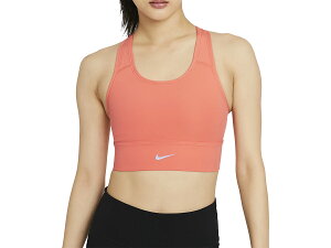 ナイキ NIKE スウッシュ ロングライン スポーツブラ レディース ピンク 桃色 スポーツ フィットネス インナー ブラトップ CZ4497