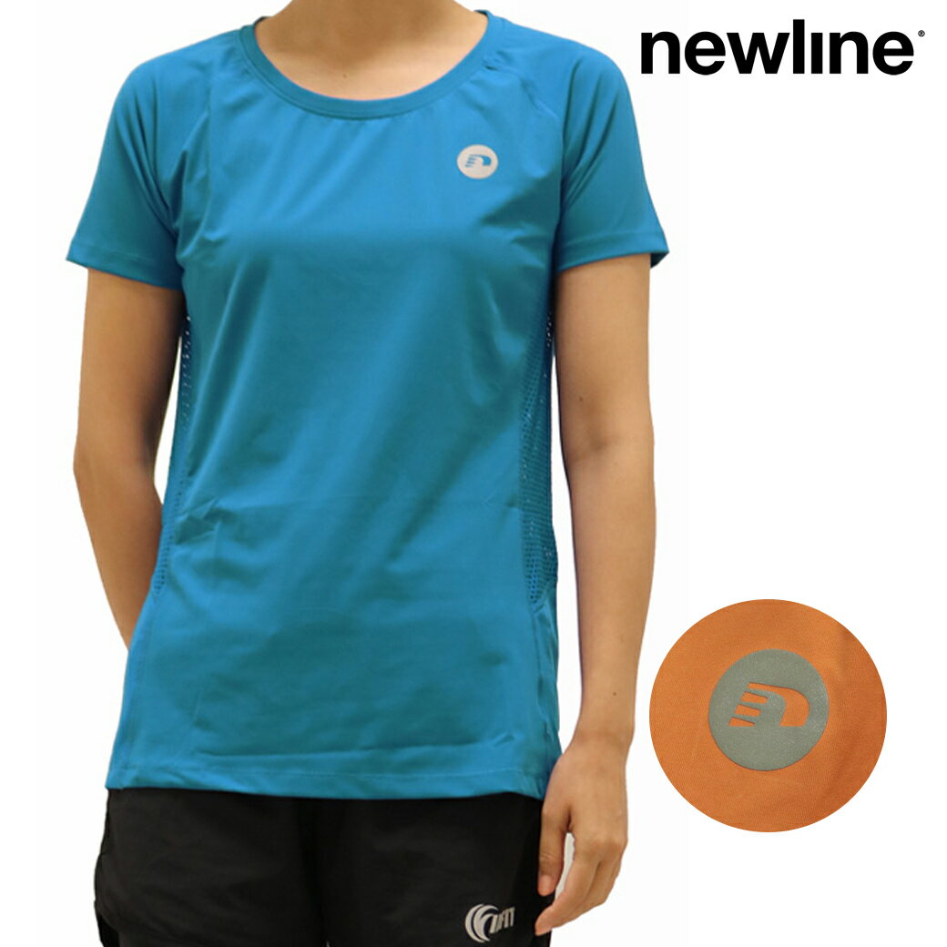 半袖シャツ ランニング Tシャツ レディース 春 夏 スポーツ フィットネス ウェア ニューライン newline RUNNING TEE 500029 759 864