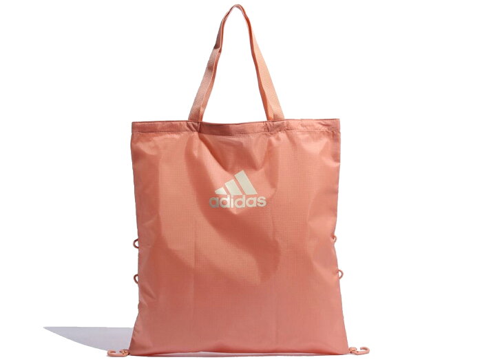 【要エントリー！ポイント5倍キャンペーン！9月11日午前1時59分まで】アディダス adidas PACKABLE BAG パッカブル バッグ ピンク オレンジ スポーツ バッグ トートバッグ エコバッグ KO330-HB1409