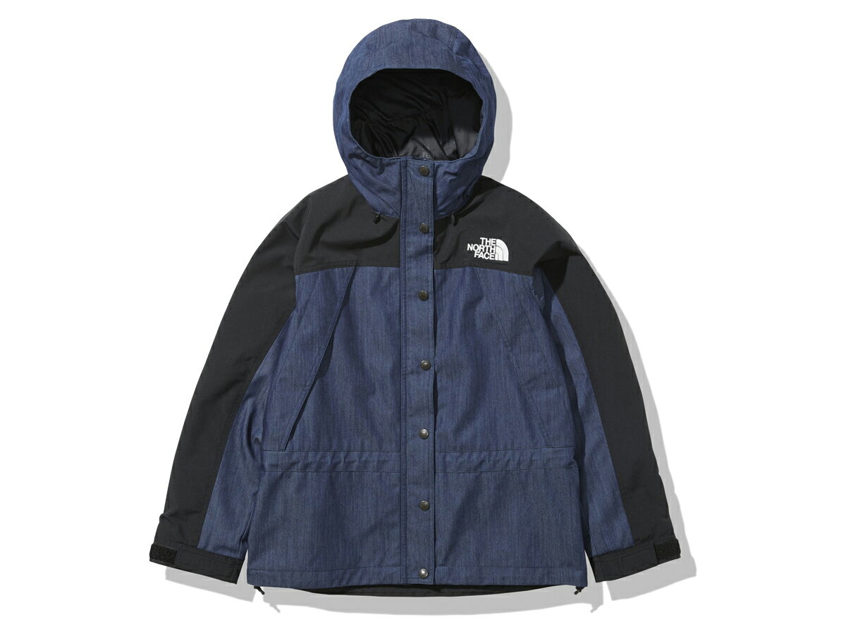 【要エントリー！ポイント5倍キャンペーン！9月11日午前1時59分まで】ノースフェイス THE NORTH FACE Mountain Light Denim Jacket マウンテンライトデニムジャケット レディース 秋 冬 ネイビー 紺 カジュアル アウトドア 防寒 ウェア NPW22135-ID