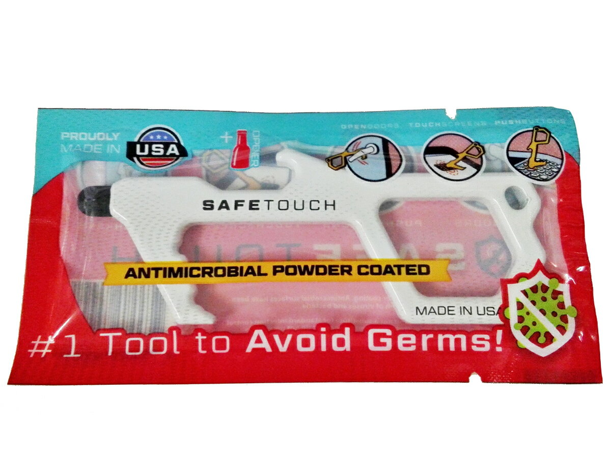セーフタッチ Safe Touch SAFE TOUCH 2.0 セイフタッチ 非接触型ツール カジュアル アクセサリー キーホルダー 便利ツール STC20-WHITE