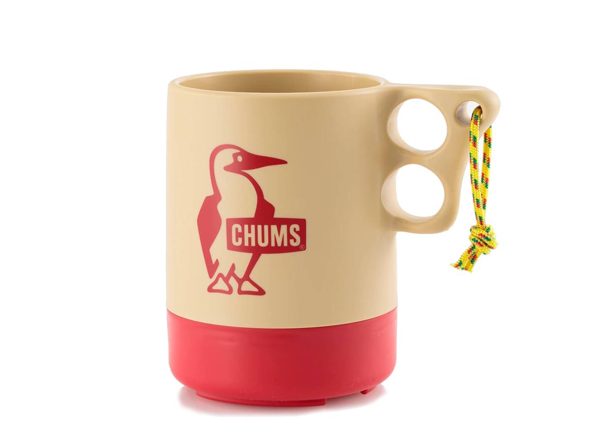 楽天スポーツマリオチャムス CHUMS Camper Mug Cup Large キャンパーマグカップ ラージ 550ml ベージュ レッド 小物 アクセサリー マグ コップ キャンプ用品 キッチン用品 CH62-1620-BeigeRed