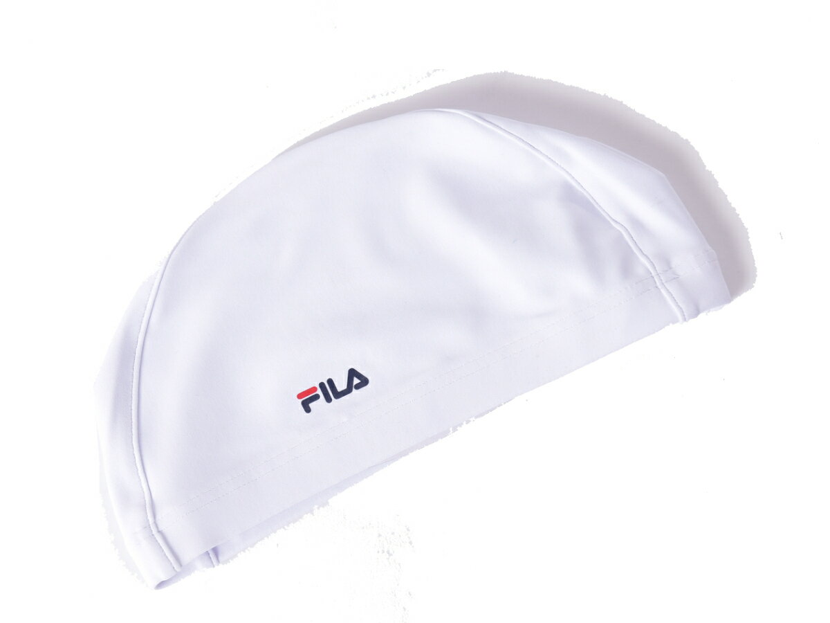 フィラ FILA スイムキャップ レディース オールシーズン ホワイト 白 水泳 スイム キャップ 帽子 315215-WT