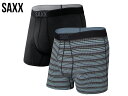 サックスアンダーウェアー SAXX UNDERWEAR QUEST BOXER BRIEF FLY 2PACKS クエスト メンズ 2枚組 2個セット 2枚セッ...