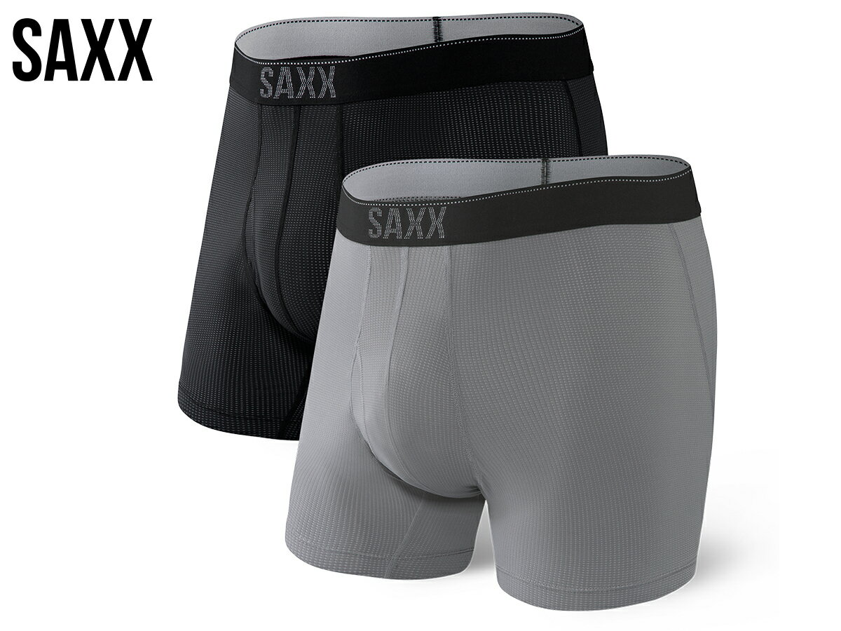 サックスアンダーウェアー SAXX UNDERWEAR QUEST BOXER BRIEF FLY 2PACKS クエスト メンズ 2枚組 2個セット 2枚セット ボクサーブリー..