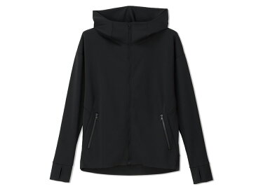 ダンスキン DANSKIN CROSSOVER STRETCH HOODIE クロスオーバーストレッチフーディー レディース 秋 冬 ブラック 黒 スポーツ フィットネス パーカー ジャケット DC50314-K