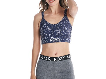 ロキシー ROXY RIGHT NOW BRA ライト ナウ ブラ レディース オールシーズン 水陸両用 速乾 UVカット ネイビー 紺 スポーツ フィットネス スポーツブラ ブラトップ RBR221503-INK